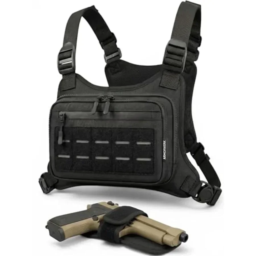 CCW Chest Pack for Men and Women, Adjustable Chest Pack for Running, Hiking, Cycling and Travel, Front Storage Bag with Secure
CCW Chest Pack for Men and Women, Adjustable Chest Pack for Running, Hiking, Cycling and Travel, Front Storage Bag with Secure