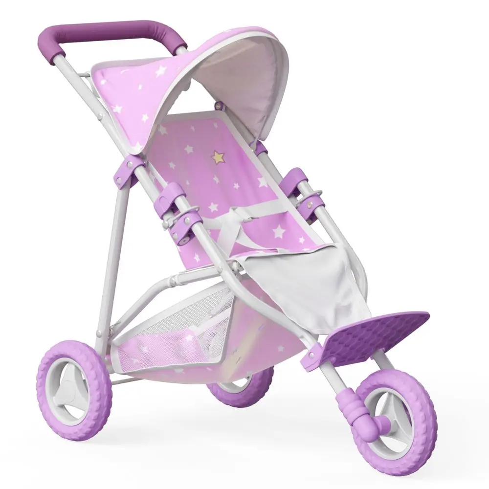 Коляска для кукол Little World Baby Doll JoggingStyle с капюшоном, ремнем безопасности и местом для хранения, фиолетово-белая
Коляска для кукол Little World Baby Doll JoggingStyle с капюшоном, ремнем безопасности и местом для хранения, фиолетово-белая
