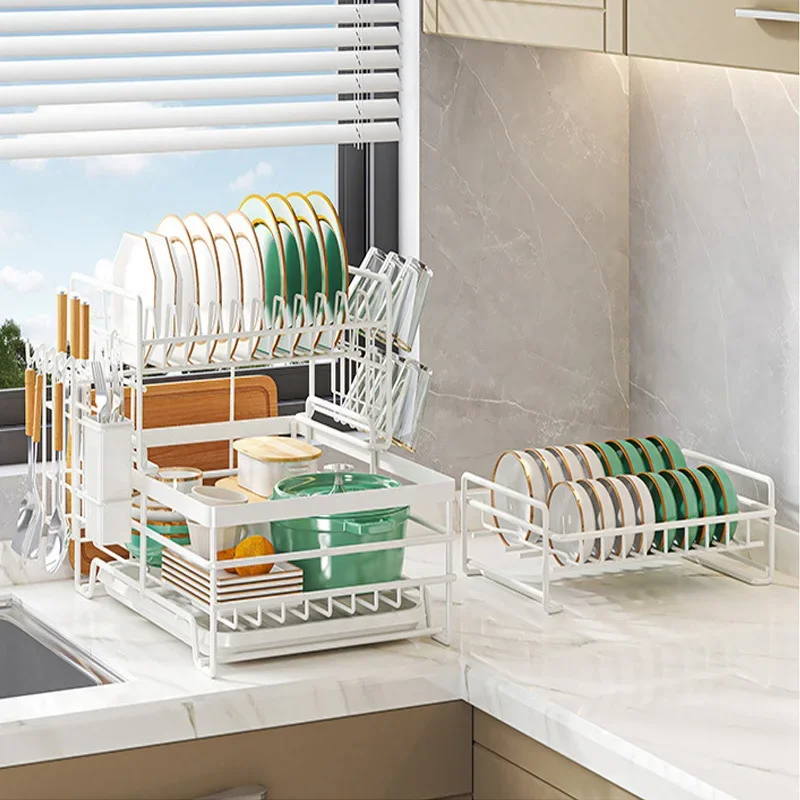 dish drying rack,large-capacity cutlery holder,with drain tray, hooks, cutting board holder,kitchen countertop storage rack
dish drying rack,large-capacity cutlery holder,with drain tray, hooks, cutting board holder,kitchen countertop storage rack
