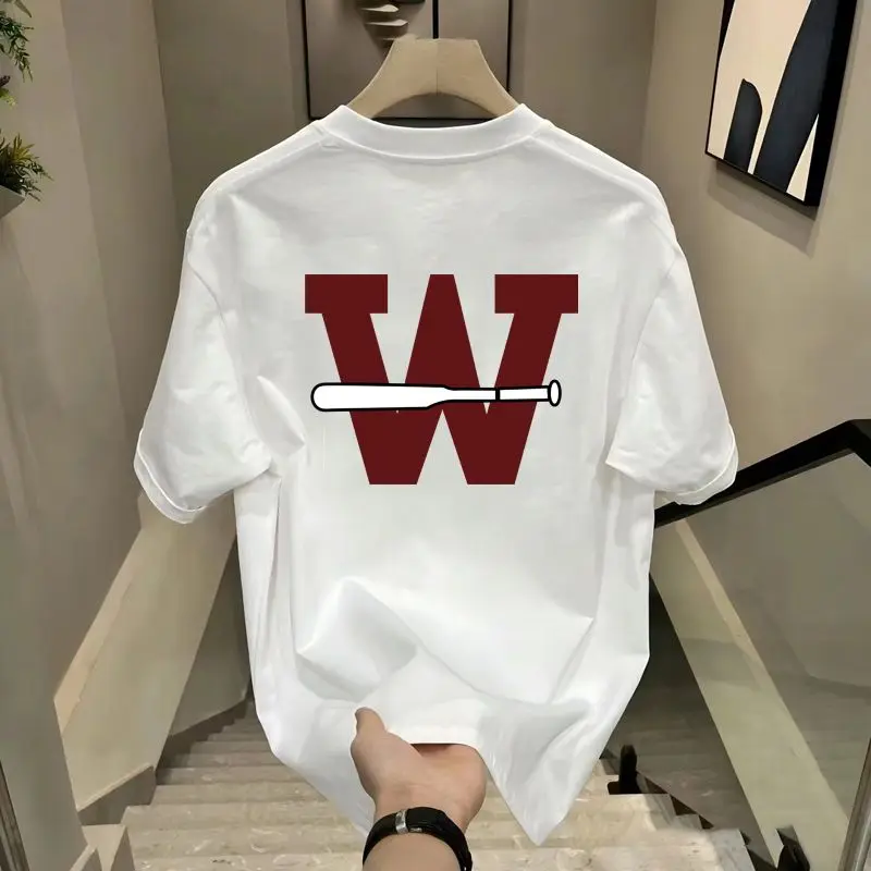 Summer New Korean Casual Thin Short Sleeved T-shirt Men Round Neck Solid Printed Letter Breathable Loose Fashion Versatile Tops
Summer New Korean Casual Thin Short Sleeved T-shirt Men Round Neck Solid Printed Letter Breathable Loose Fashion Versatile Tops