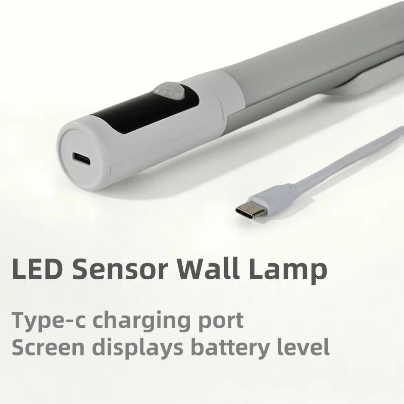 Digital Display Magnetic LED Wall Light Motion Sensor 3 Colors Adjustable Rechargeable Night Light For Bedroom Closet Hallway
Digital Display Magnetic LED Wall Light Motion Sensor 3 Colors Adjustable Rechargeable Night Light For Bedroom Closet Hallway