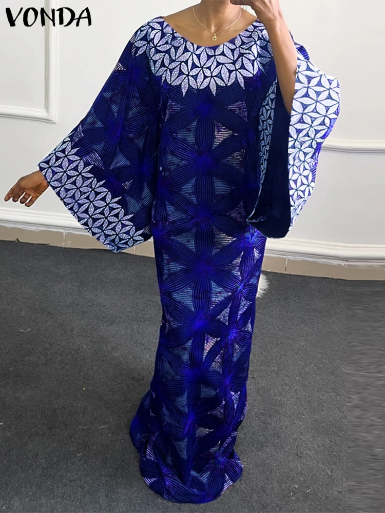 VONDA Women Vintage Dress 2025 Bohemian Printing Sundress 3/4 Sleeve Maxi Party Robe Oversized Casual Loose O-Neck Vestidos
VONDA Women Vintage Dress 2025 Bohemian Printing Sundress 3/4 Sleeve Maxi Party Robe Oversized Casual Loose O-Neck Vestidos