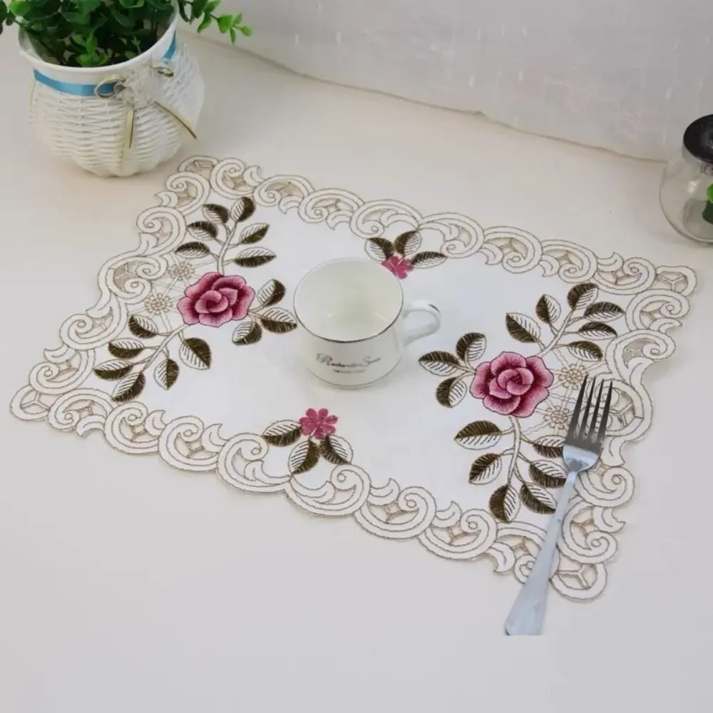 Nordic Style Floral Lace Placemat Large Heat Resistant Dining Table Coasters Outdoor Picnic Drink Tableware Kitchen Supplies
Nordic Style Floral Lace Placemat Large Heat Resistant Dining Table Coasters Outdoor Picnic Drink Tableware Kitchen Supplies