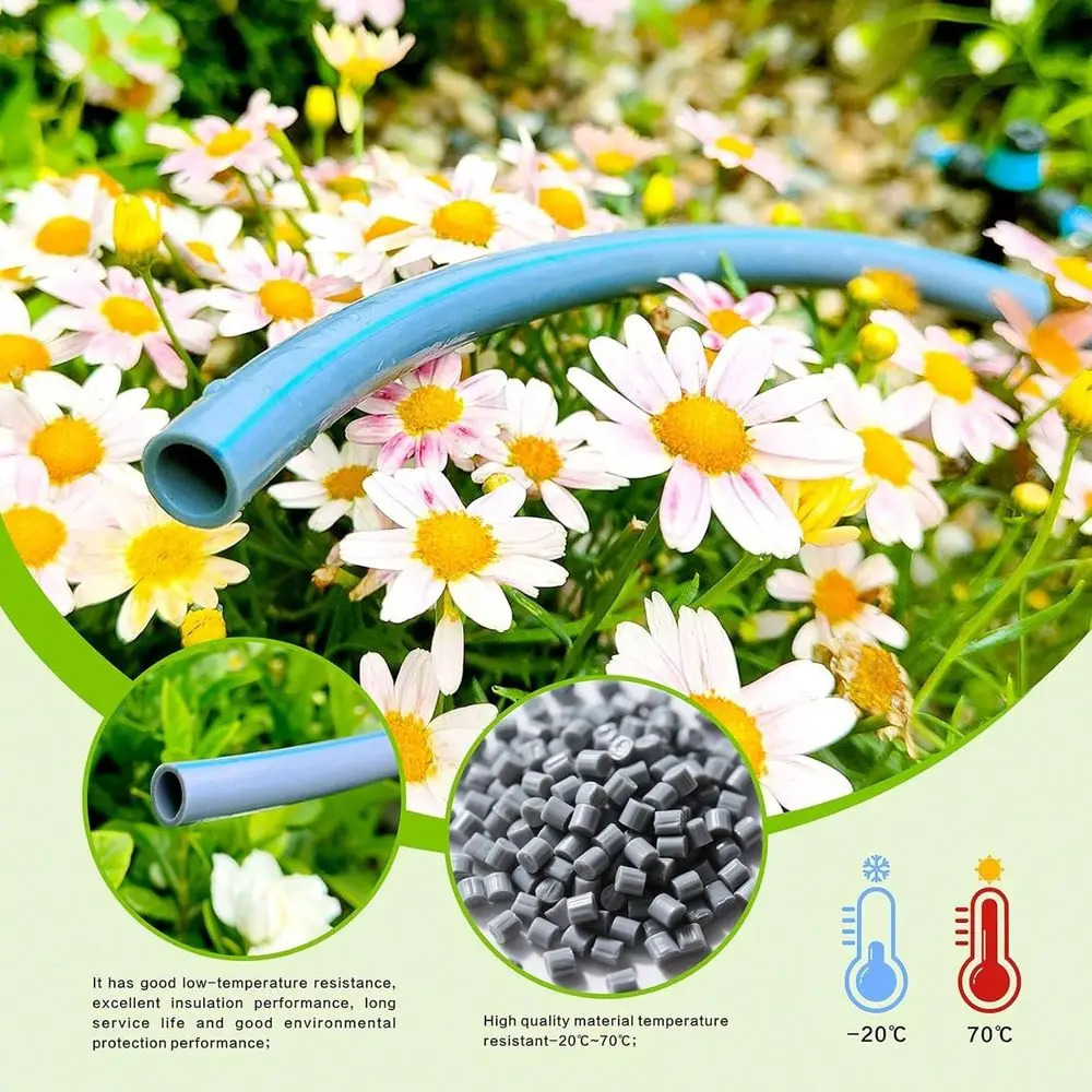 Irrigation Kit, Garden Watering System With Quick Connectors,97FT Automatic Irrigation System With 12mm 6mm Irrigation Tubing H
Irrigation Kit, Garden Watering System With Quick Connectors,97FT Automatic Irrigation System With 12mm 6mm Irrigation Tubing H