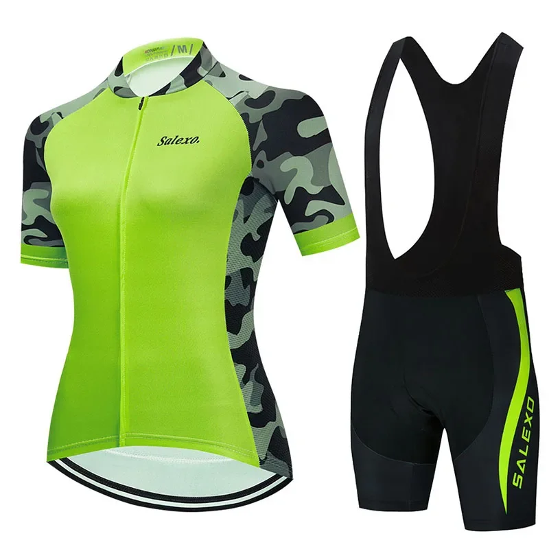 SALEXO-Cycling Clothing for Women, Green Short Pants, Outdoor Uniform Suits, Breathable Jersey Sets, Go Team Bike, 2025 Summer
SALEXO-Cycling Clothing for Women, Green Short Pants, Outdoor Uniform Suits, Breathable Jersey Sets, Go Team Bike, 2025 Summer