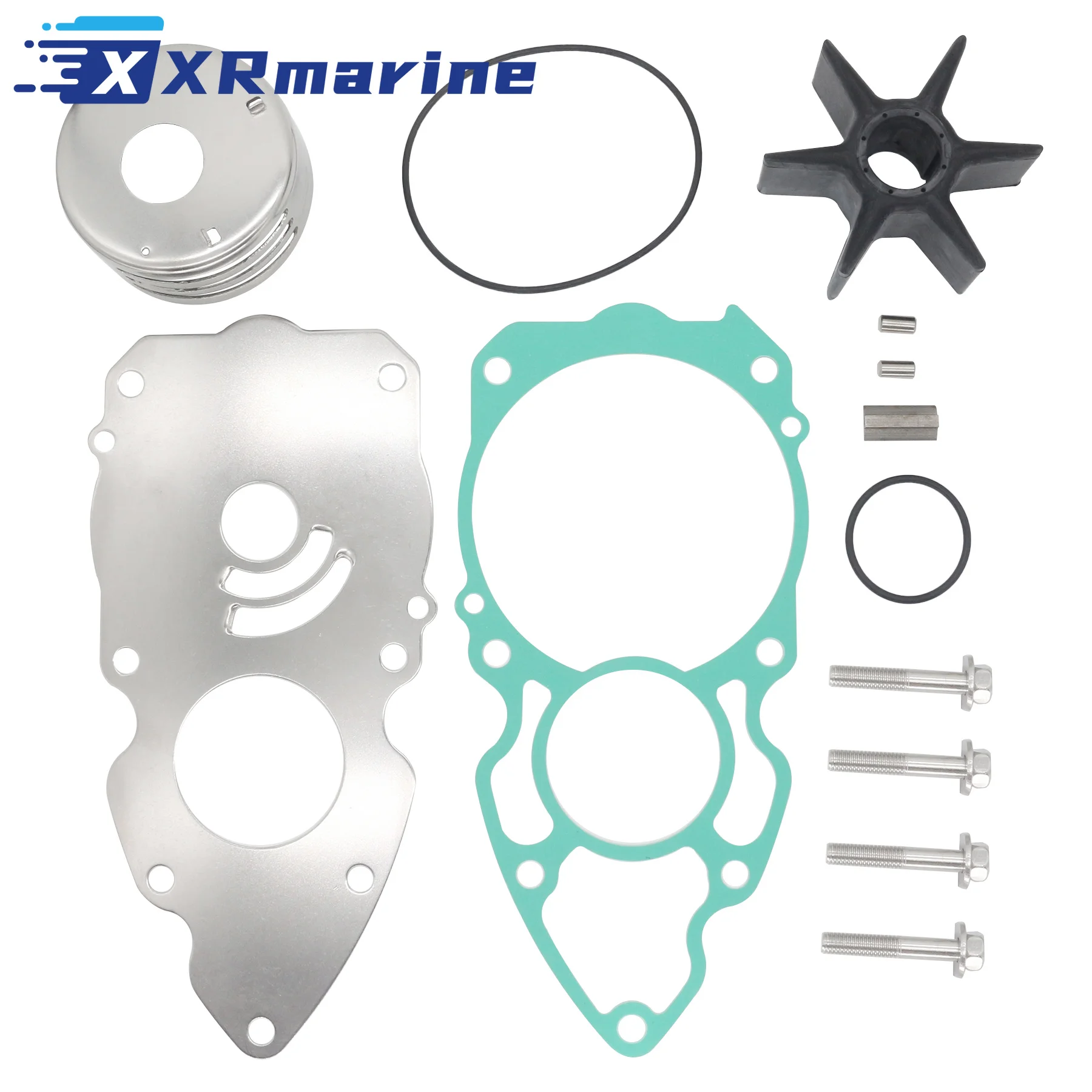 Water Pump Repair Kit 6AW-W0078-00 Compatible with Yamaha Marine 4 Stroke F/FL 300HP 350HP Outboard Engines Replaces 18-3477
Water Pump Repair Kit 6AW-W0078-00 Compatible with Yamaha Marine 4 Stroke F/FL 300HP 350HP Outboard Engines Replaces 18-3477