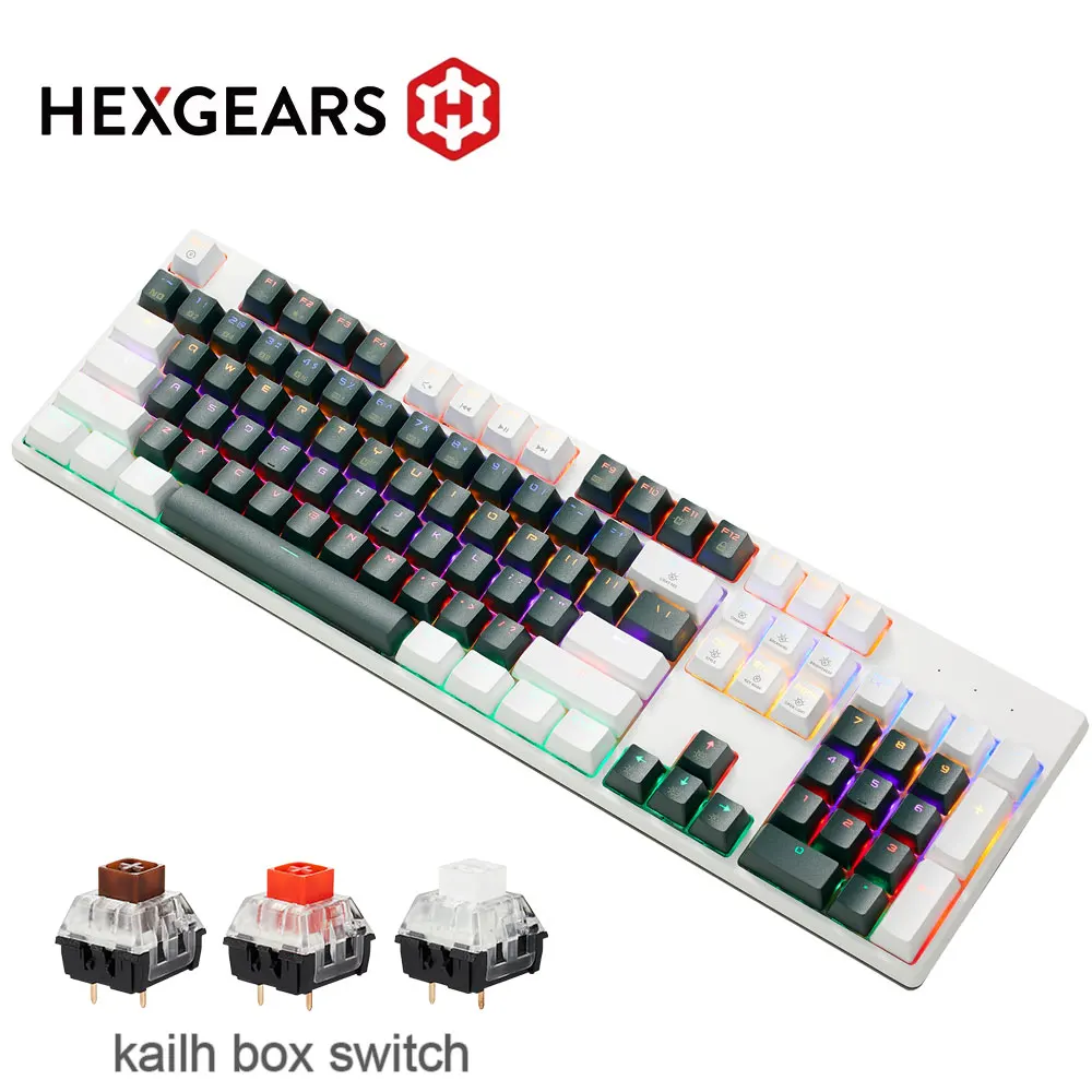 HEXGEARS GK15 Механическая клавиатура, игровая клавиатура с возможностью горячей замены, переключатель Kailh Box, колпачки из АБС-пластика, 104 клавиши, RGB-подсветка для ПК-геймера
HEXGEARS GK15 Механическая клавиатура, игровая клавиатура с возможностью горячей замены, переключатель Kailh Box, колпачки из АБС-пластика, 104 клавиши, RGB-подсветка для ПК-геймера