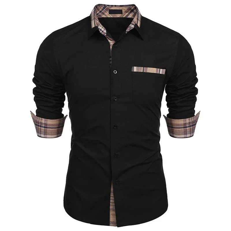 Men's shirt long-sleeved shirt business office clothing department buckle shirt loose style super large size XS-6XL soft fabric
Men's shirt long-sleeved shirt business office clothing department buckle shirt loose style super large size XS-6XL soft fabric
