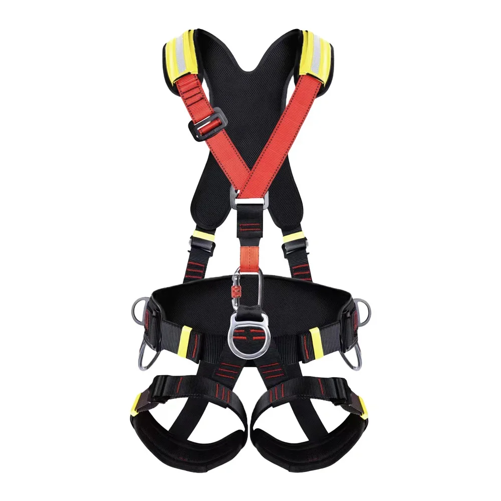 Heavy Full Body Harness Fall Protection D-Ring Safety Harness Made of Durable Polyester for Rescue Industrial Applications
Heavy Full Body Harness Fall Protection D-Ring Safety Harness Made of Durable Polyester for Rescue Industrial Applications