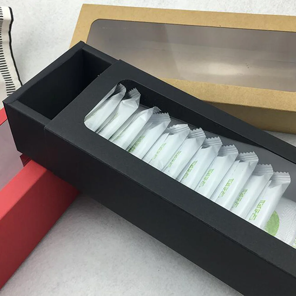 10Pcs Clear PVC Window Baking Boxes Rectangular Long Roll Cake Dessert Container Lightweight Gift Box Long Candy Box
10Pcs Clear PVC Window Baking Boxes Rectangular Long Roll Cake Dessert Container Lightweight Gift Box Long Candy Box