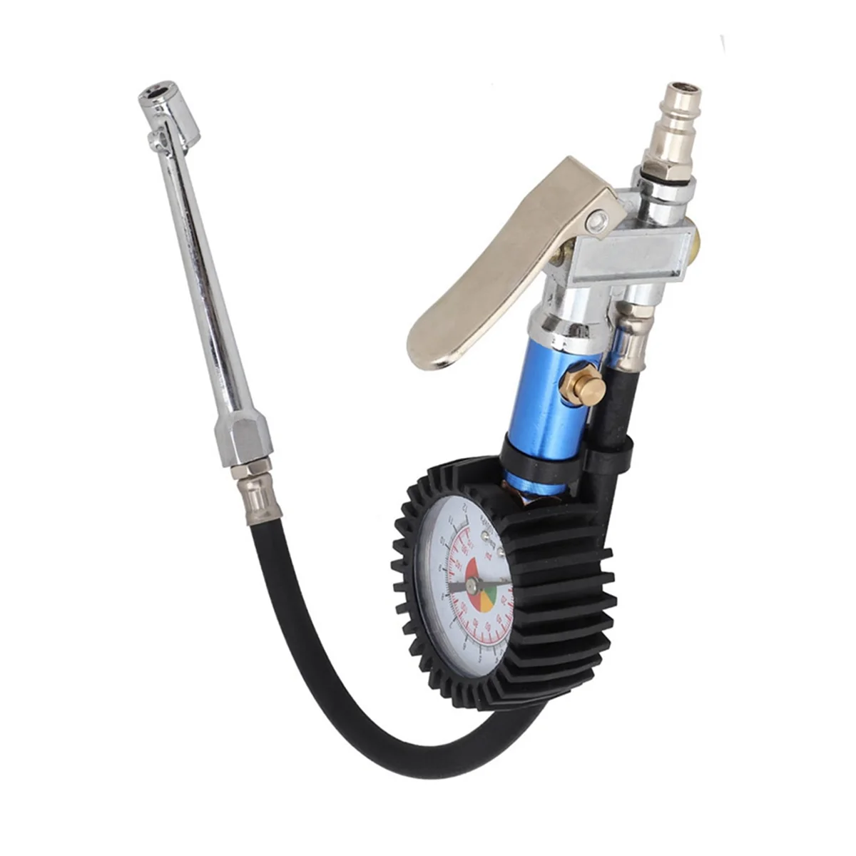 AA25 Pump Inflator 12 Bar Self Clamping Tire Inflator with Air Pressure Gauge and Quick Air Connector Tire Inflator
AA25 Pump Inflator 12 Bar Self Clamping Tire Inflator with Air Pressure Gauge and Quick Air Connector Tire Inflator