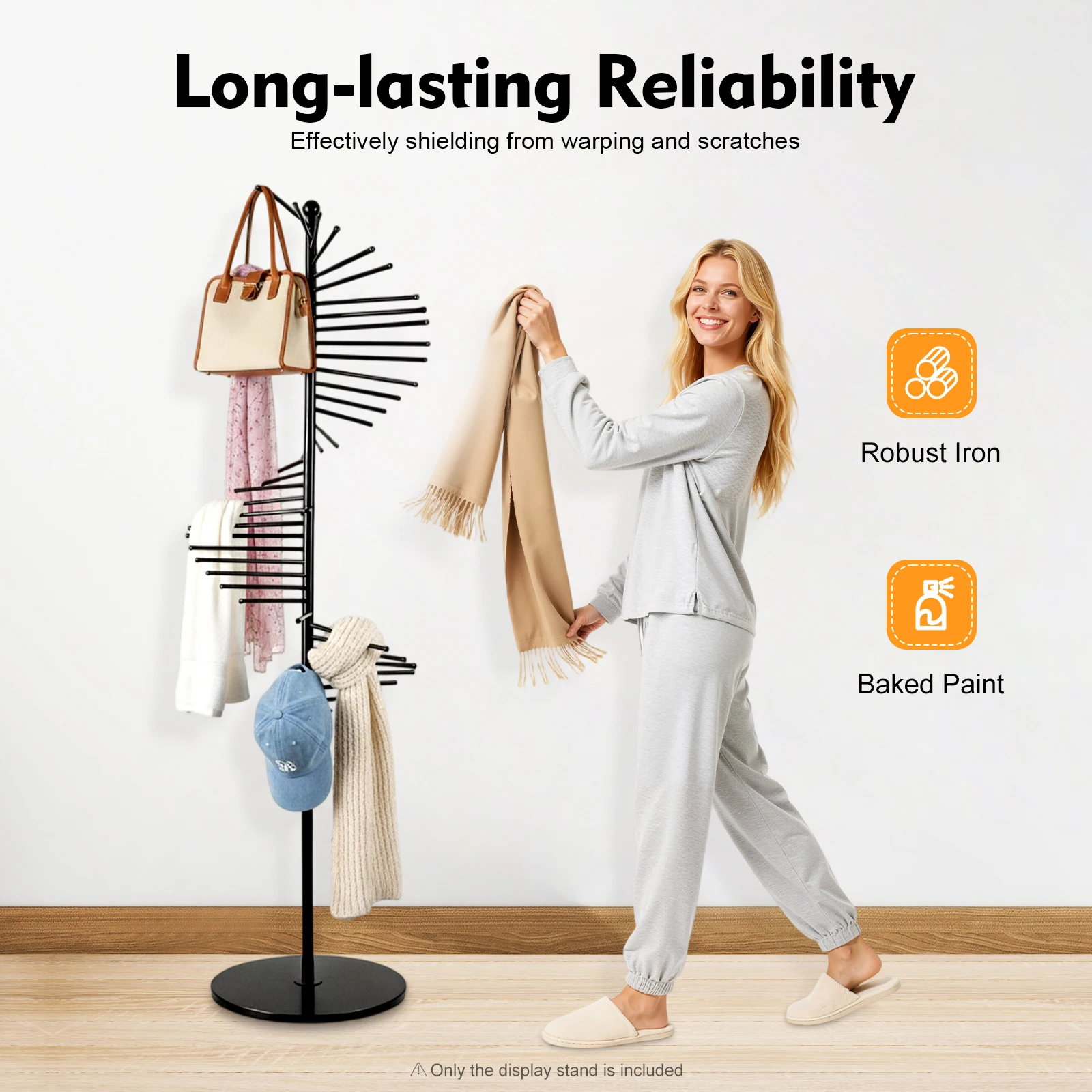 Отдельно стоящая стойка для черных шарфов, спиральная стойка для витрины 1,7 м/5,58 футов для подвешивания галстуков, бюстгальтеров, купальных костюмов, ремней, ювелирных изделий
Отдельно стоящая стойка для черных шарфов, спиральная стойка для витрины 1,7 м/5,58 футов для подвешивания галстуков, бюстгальтеров, купальных костюмов, ремней, ювелирных изделий