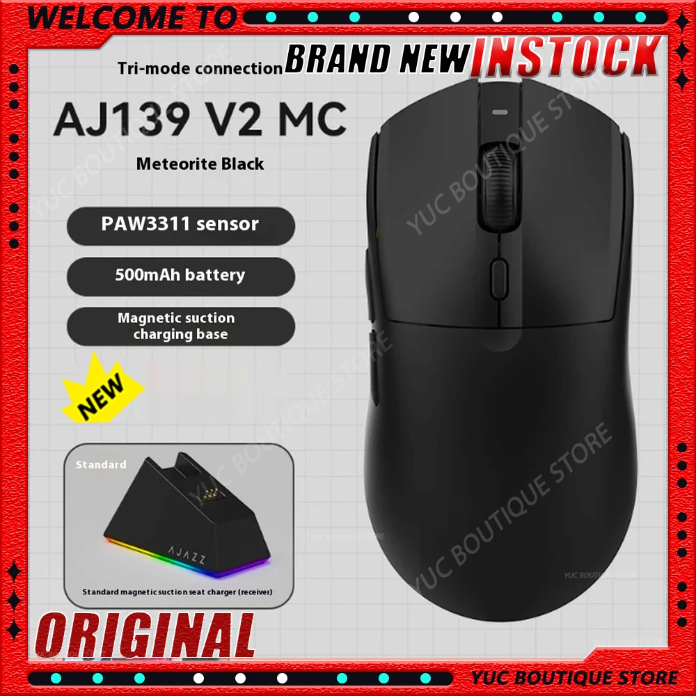 НОВАЯ игровая мышь Ajazz Aj139v2 Mc, беспроводная Bluetooth-мышь, легкая Paw3395 3311, звездная вспышка, третий проб, экзамен, подарок
НОВАЯ игровая мышь Ajazz Aj139v2 Mc, беспроводная Bluetooth-мышь, легкая Paw3395 3311, звездная вспышка, третий проб, экзамен, подарок