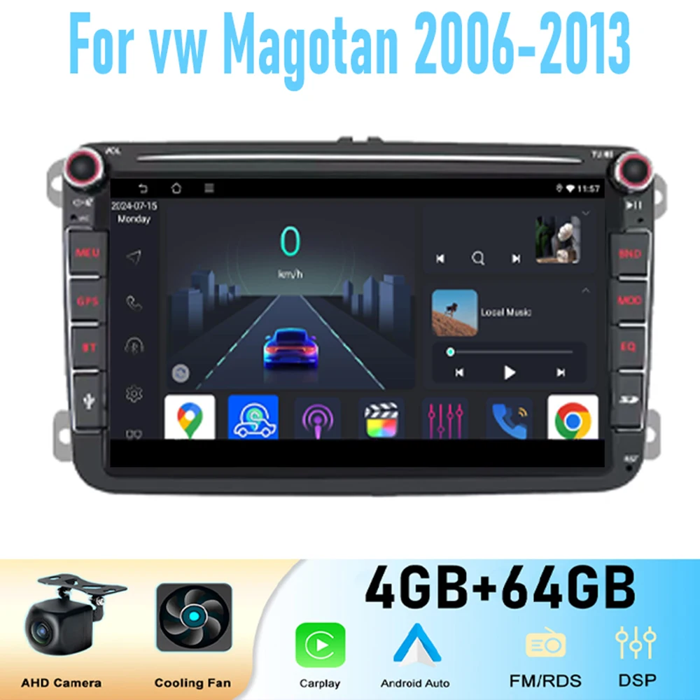 8" For VW Magotan 2006-2013 Car Stereo Radio Carplay Android Auto Head Unit WIFI BT GPS Navi Reversing Image Multimedia Player
8" For VW Magotan 2006-2013 Car Stereo Radio Carplay Android Auto Head Unit WIFI BT GPS Navi Reversing Image Multimedia Player