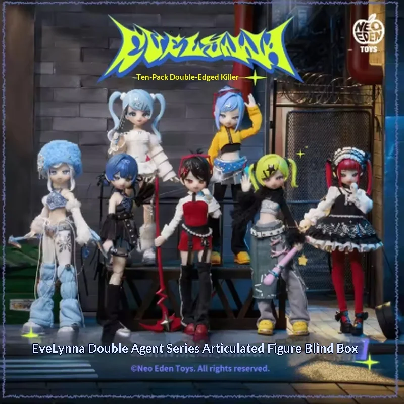 New Genuine Eve Lynna Double-Faced Killer Series Blind Box Bjd Joint Mobile Doll Kawaii Model Toy Mystery Box Customized Gift
New Genuine Eve Lynna Double-Faced Killer Series Blind Box Bjd Joint Mobile Doll Kawaii Model Toy Mystery Box Customized Gift