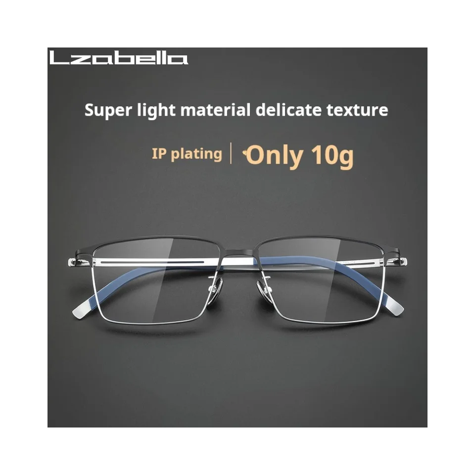 New Ultralight Men's Business Eyebrow Line Half Frame Eyeglasses Frame Fashion Men's Square Optical Prescription Glasses 66003
New Ultralight Men's Business Eyebrow Line Half Frame Eyeglasses Frame Fashion Men's Square Optical Prescription Glasses 66003