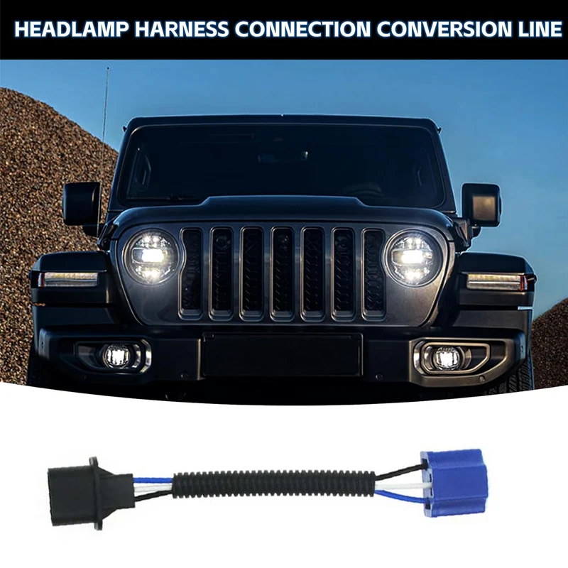H13 Male To H4 Female Adapter,Headlight Adapter Connector,Headlight Conversion Cable Kit Fit For Jeep Wrangler JK JKU 2007-2011.
H13 Male To H4 Female Adapter,Headlight Adapter Connector,Headlight Conversion Cable Kit Fit For Jeep Wrangler JK JKU 2007-2011.