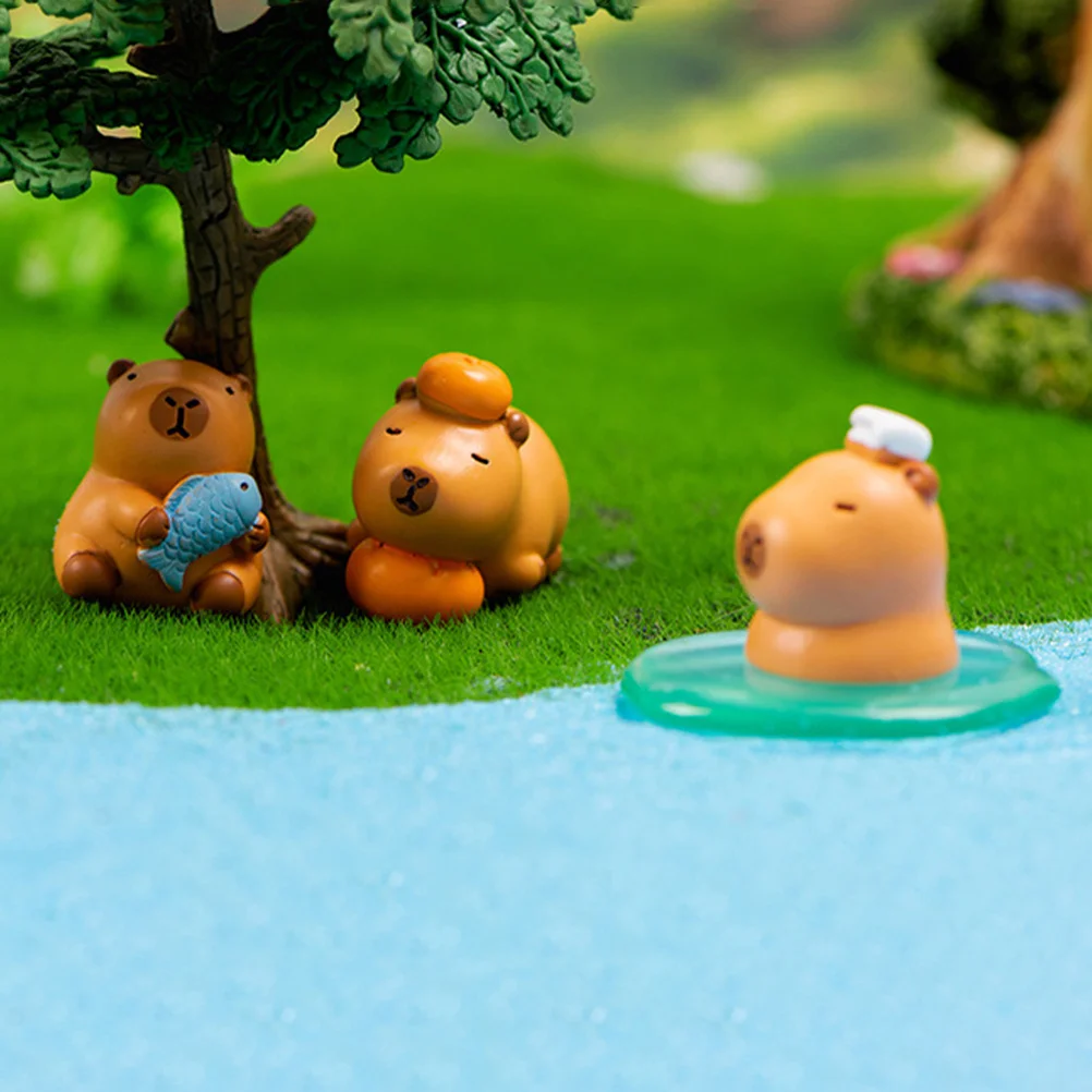 6pcs Capybara Landscape Statue Cute Resin Animal For Desk Bookshelf Home Decor Party Favors Garden Ornament
6pcs Capybara Landscape Statue Cute Resin Animal For Desk Bookshelf Home Decor Party Favors Garden Ornament
