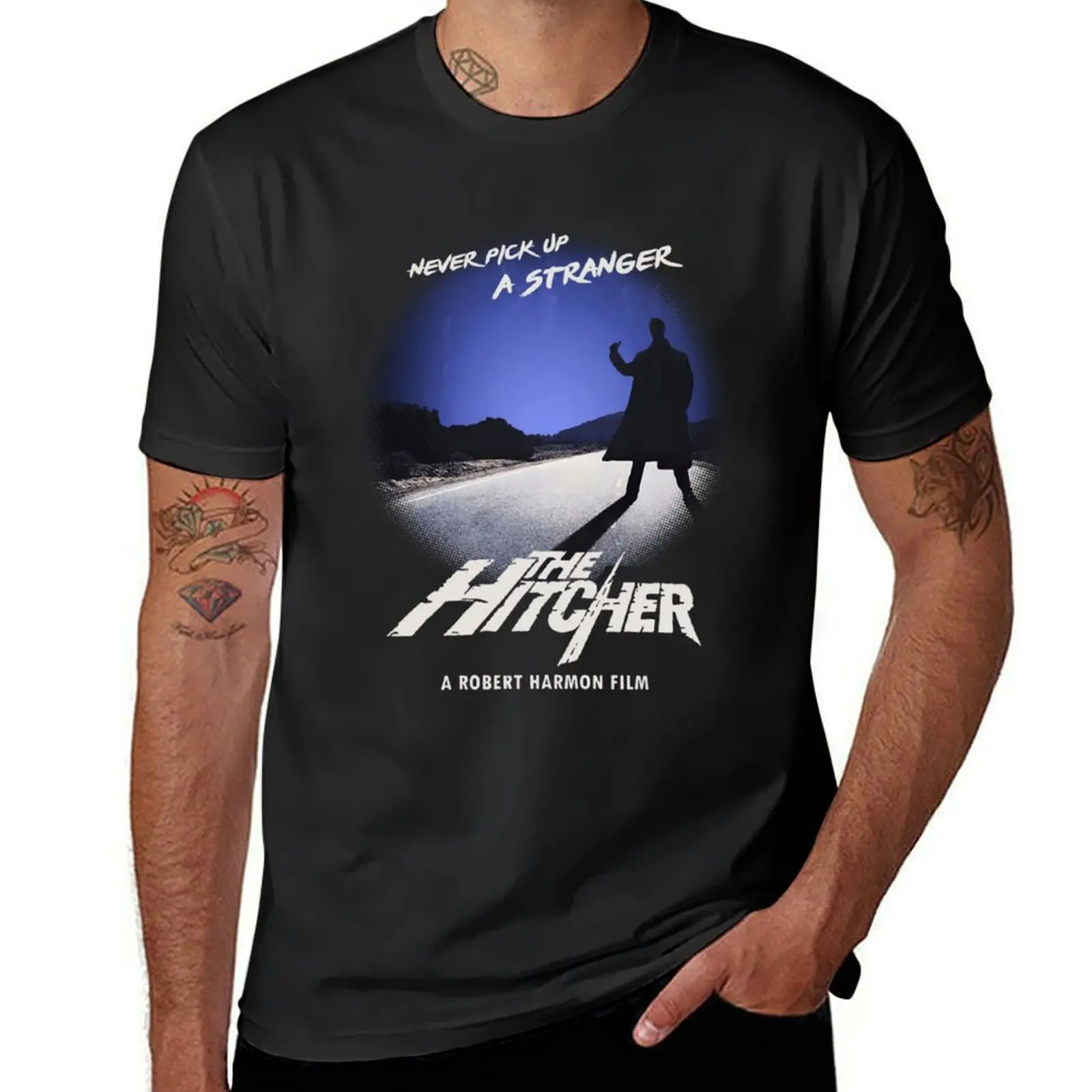 Футболка Hitcher, футболка большого размера, летняя одежда, винтажная рубашка с аниме, мужские рубашки для тренировок
Футболка Hitcher, футболка большого размера, летняя одежда, винтажная рубашка с аниме, мужские рубашки для тренировок