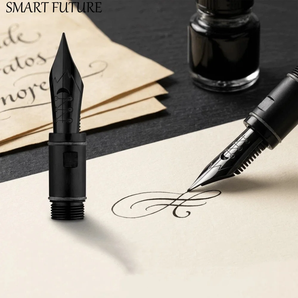 Blue Plated Calligraphy Pen Nib Black Plated Soft Elastic Pointed Nib Smooth Edge Fine Metal Cutting Flexible Nib
Blue Plated Calligraphy Pen Nib Black Plated Soft Elastic Pointed Nib Smooth Edge Fine Metal Cutting Flexible Nib