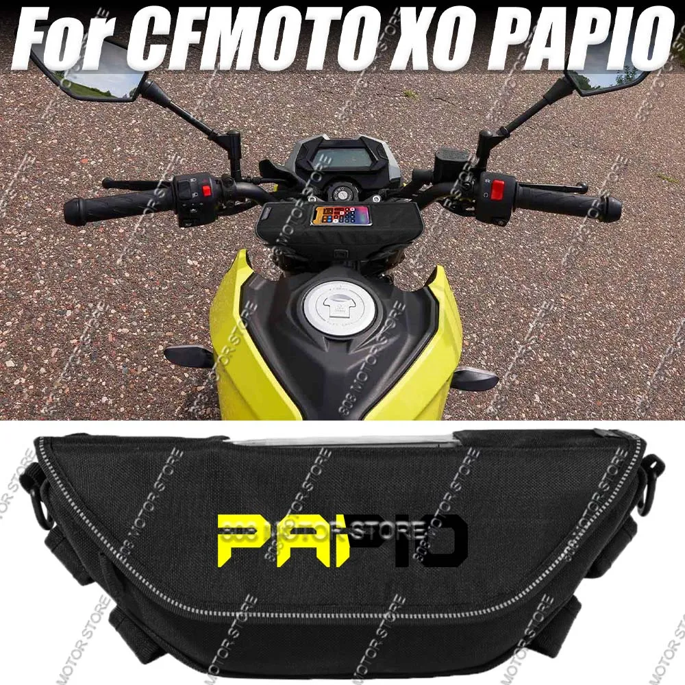 For CFMOTO XO Papio Motorcycle accessories tools bag Waterproof And Dustproof Convenient travel handlebar bag
For CFMOTO XO Papio Motorcycle accessories tools bag Waterproof And Dustproof Convenient travel handlebar bag