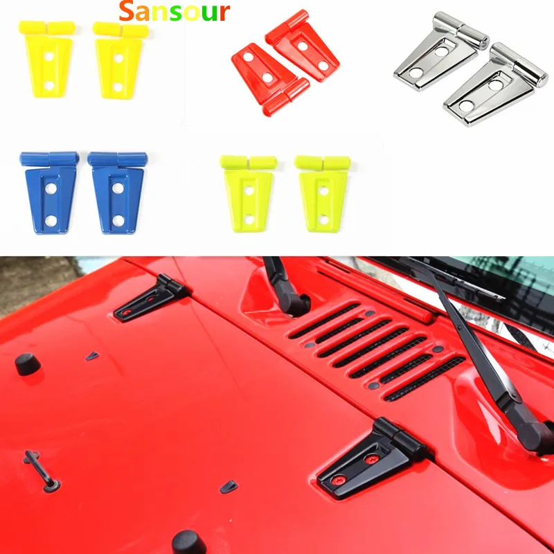Sansour 2 шт. ABS крышка шарнира автомобильной капота двигателя аксессуары для Jeep Wrangler 2007-2017
Sansour 2 шт. ABS крышка шарнира автомобильной капота двигателя аксессуары для Jeep Wrangler 2007-2017