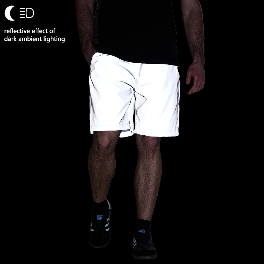 Night Reflective Loose Shorts Summer Men's Casual Outdoor Jogging Cycling Safety Luminous Short Pants Fashion Hip Hop Streetwear
Night Reflective Loose Shorts Summer Men's Casual Outdoor Jogging Cycling Safety Luminous Short Pants Fashion Hip Hop Streetwear