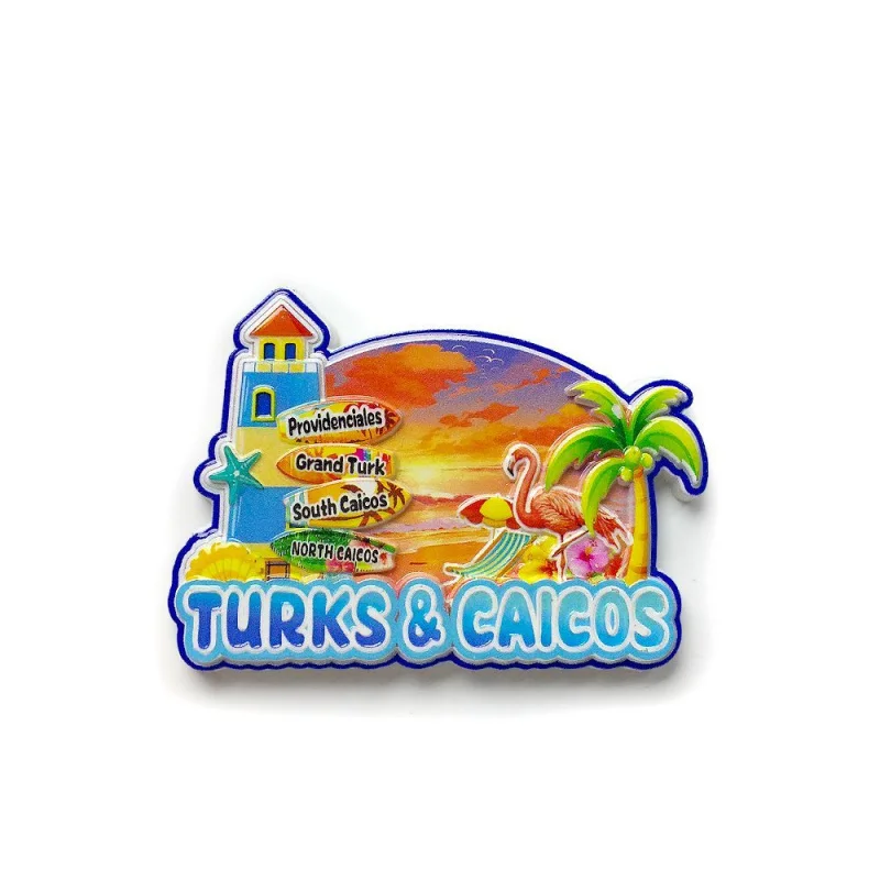 Turks and Caicos Islands Souvenirs Creative Home Travel Decoration3D3D Refrigerator Magnet
Turks and Caicos Islands Souvenirs Creative Home Travel Decoration3D3D Refrigerator Magnet