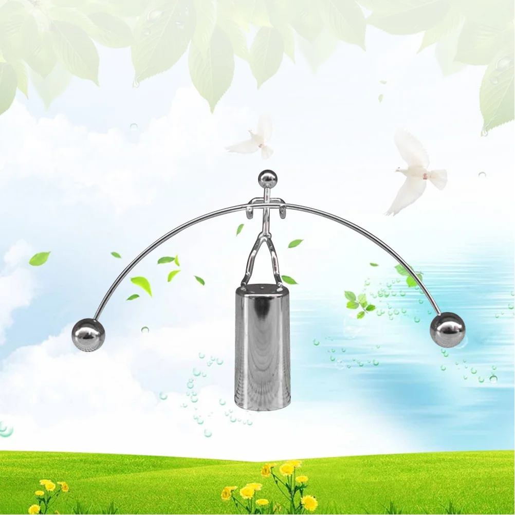 Metal Small Weightlifting Desktop Swing Ornament Silver Balancing Balls Relax Decompress Office Home Desk Decoration
Metal Small Weightlifting Desktop Swing Ornament Silver Balancing Balls Relax Decompress Office Home Desk Decoration