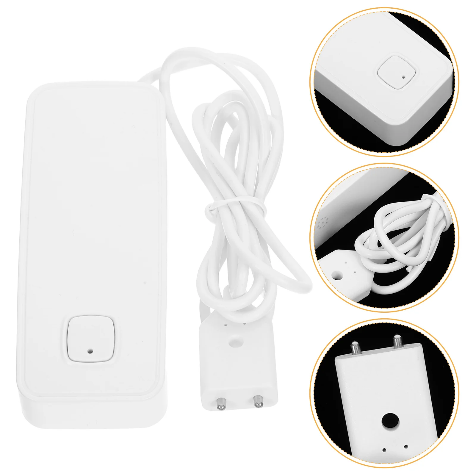 Smart Water Leak Sensor Probe Water Overflow Alarm for Kitchen Bathroom Basement Laundry Room Home Moisture Leak
Smart Water Leak Sensor Probe Water Overflow Alarm for Kitchen Bathroom Basement Laundry Room Home Moisture Leak
