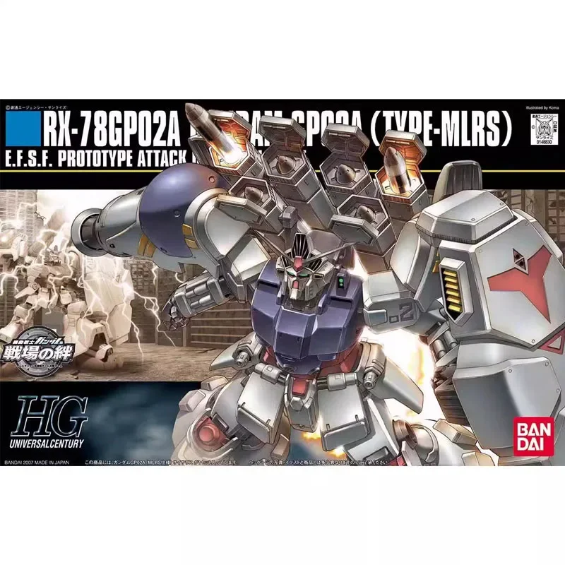 Bandai оригинальная аниме-модель HGUC 1/144 GUNDAM RX-78GP02A GUNDAM GPO2A TYPE-MLRS, экшн-фигурка в сборе, модель игрушки, подарки для детей
Bandai оригинальная аниме-модель HGUC 1/144 GUNDAM RX-78GP02A GUNDAM GPO2A TYPE-MLRS, экшн-фигурка в сборе, модель игрушки, подарки для детей