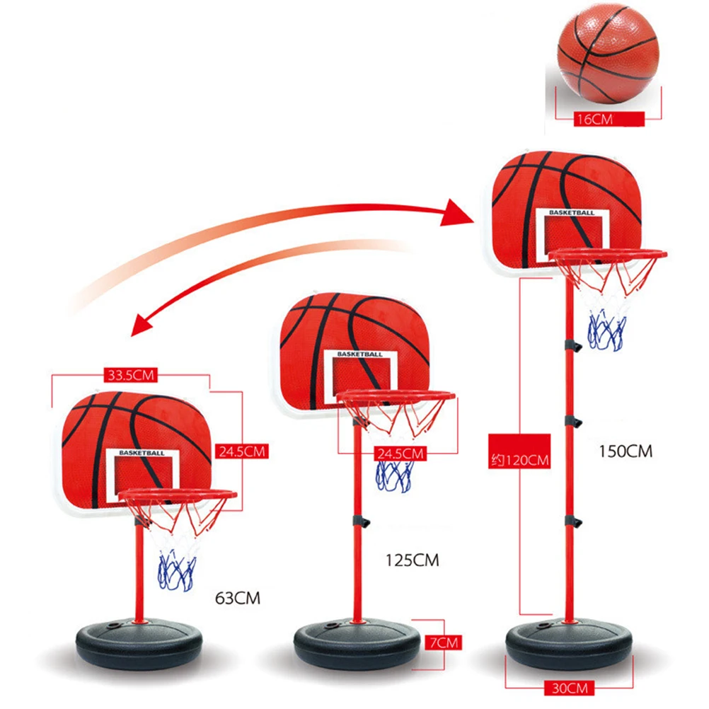 Children Basketball Stand 150cm Height Adjustable Toy Ball 50 140cm Children with Backboard Base Inflator
Children Basketball Stand 150cm Height Adjustable Toy Ball 50 140cm Children with Backboard Base Inflator