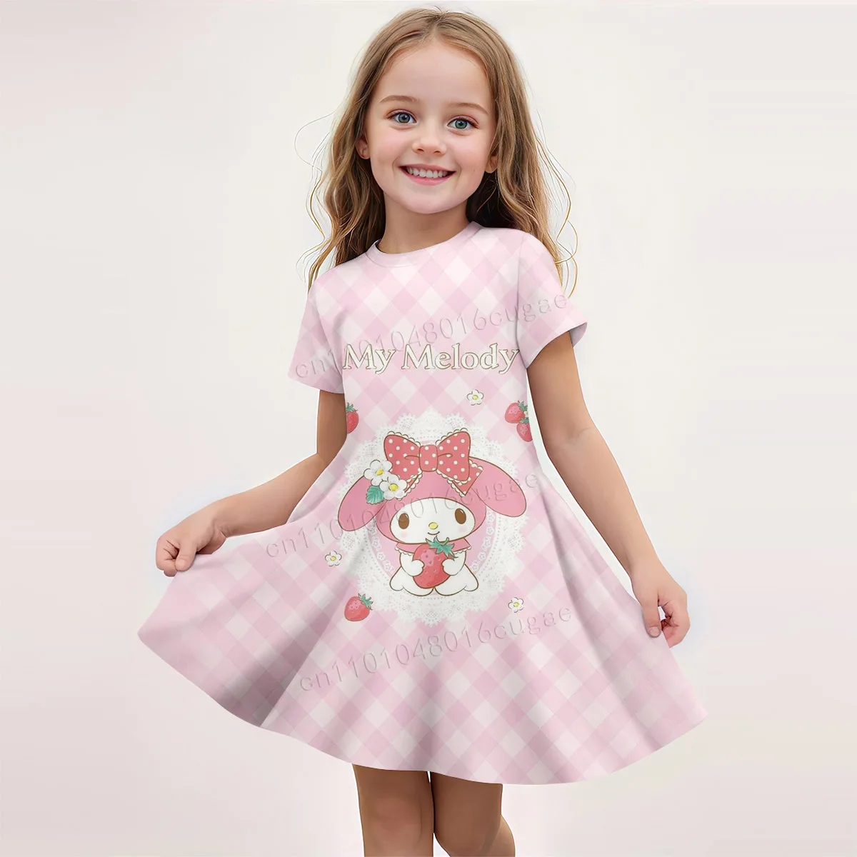 My Melody Girls Sweet Cute Summer Dress Short Sleeve Long Dress Printed Cartoon Pattern Casual Comfort Slimming Long Dress
My Melody Girls Sweet Cute Summer Dress Short Sleeve Long Dress Printed Cartoon Pattern Casual Comfort Slimming Long Dress