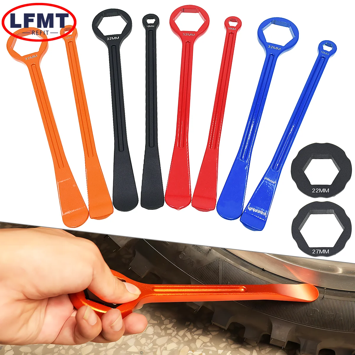 Motocross Universal Tire Tool Lever Spoon Axle Wrench Tire Change For KTM EXC Honda CRF Suzuki Beta Husqvarna Yamaha YZ Kawasaki
Motocross Universal Tire Tool Lever Spoon Axle Wrench Tire Change For KTM EXC Honda CRF Suzuki Beta Husqvarna Yamaha YZ Kawasaki