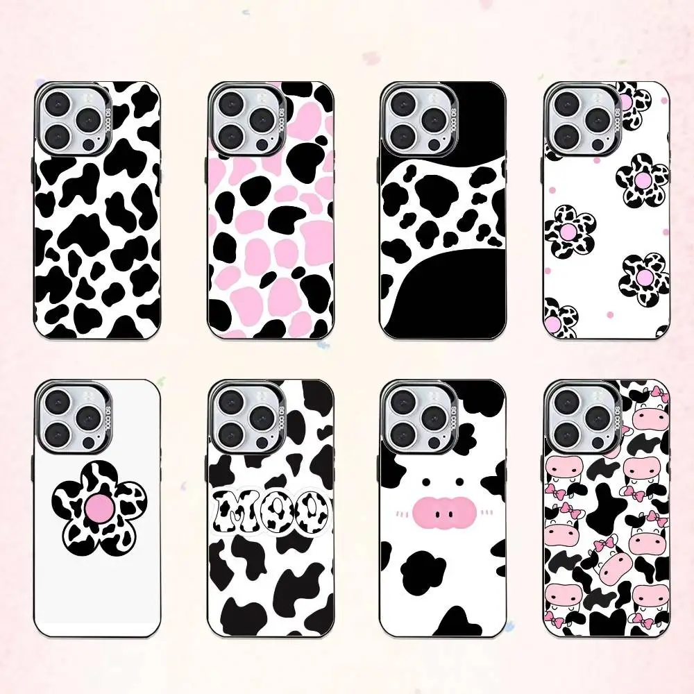 Black white cow print Phone Case For iPhone17,16,15,14,13,12,11 Plus,Pro Max Colored Silver Plated Inside Cover
Black white cow print Phone Case For iPhone17,16,15,14,13,12,11 Plus,Pro Max Colored Silver Plated Inside Cover