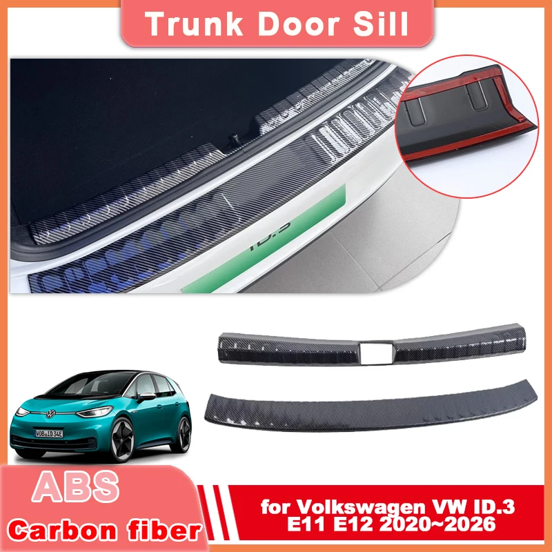 Car Trunk Door Sill for Volkswagen VW ID.3 ID3 E11 E12 2020~2026 2021 ABS Carbon Fiber Threshold Guard Plate Sticker Accessories
Car Trunk Door Sill for Volkswagen VW ID.3 ID3 E11 E12 2020~2026 2021 ABS Carbon Fiber Threshold Guard Plate Sticker Accessories