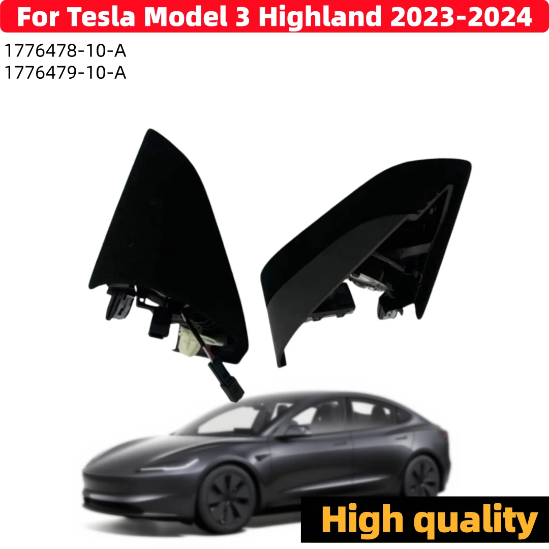A-Pillar Tweeter Speaker Cover 1776478-10-A 1776479-10-A For Tesla Model 3 Highland 2023-2024 Left/Right Front Speaker Grille
A-Pillar Tweeter Speaker Cover 1776478-10-A 1776479-10-A For Tesla Model 3 Highland 2023-2024 Left/Right Front Speaker Grille