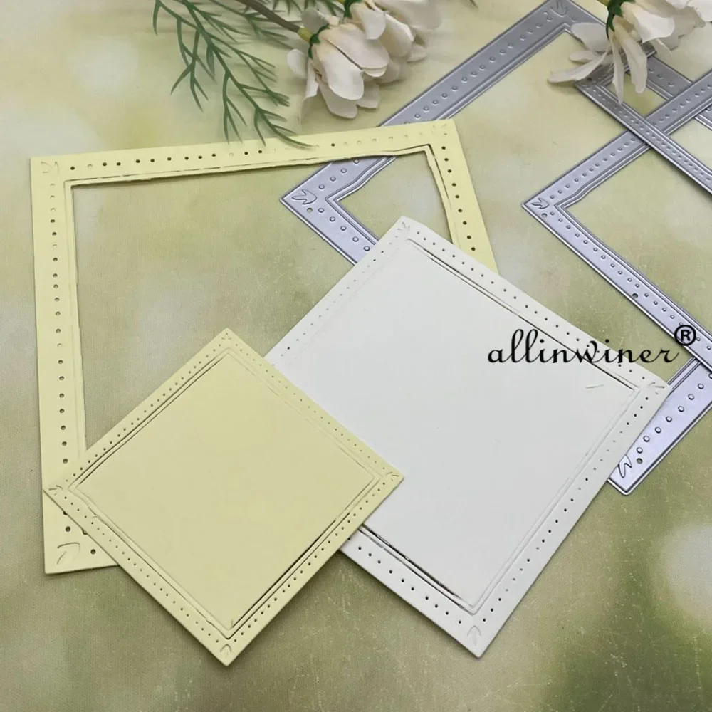 Flower square frame DIY Craft Metal Cutting Die Scrapbook Embossed Paper Card Album Craft Template Stencil Dies
Flower square frame DIY Craft Metal Cutting Die Scrapbook Embossed Paper Card Album Craft Template Stencil Dies
