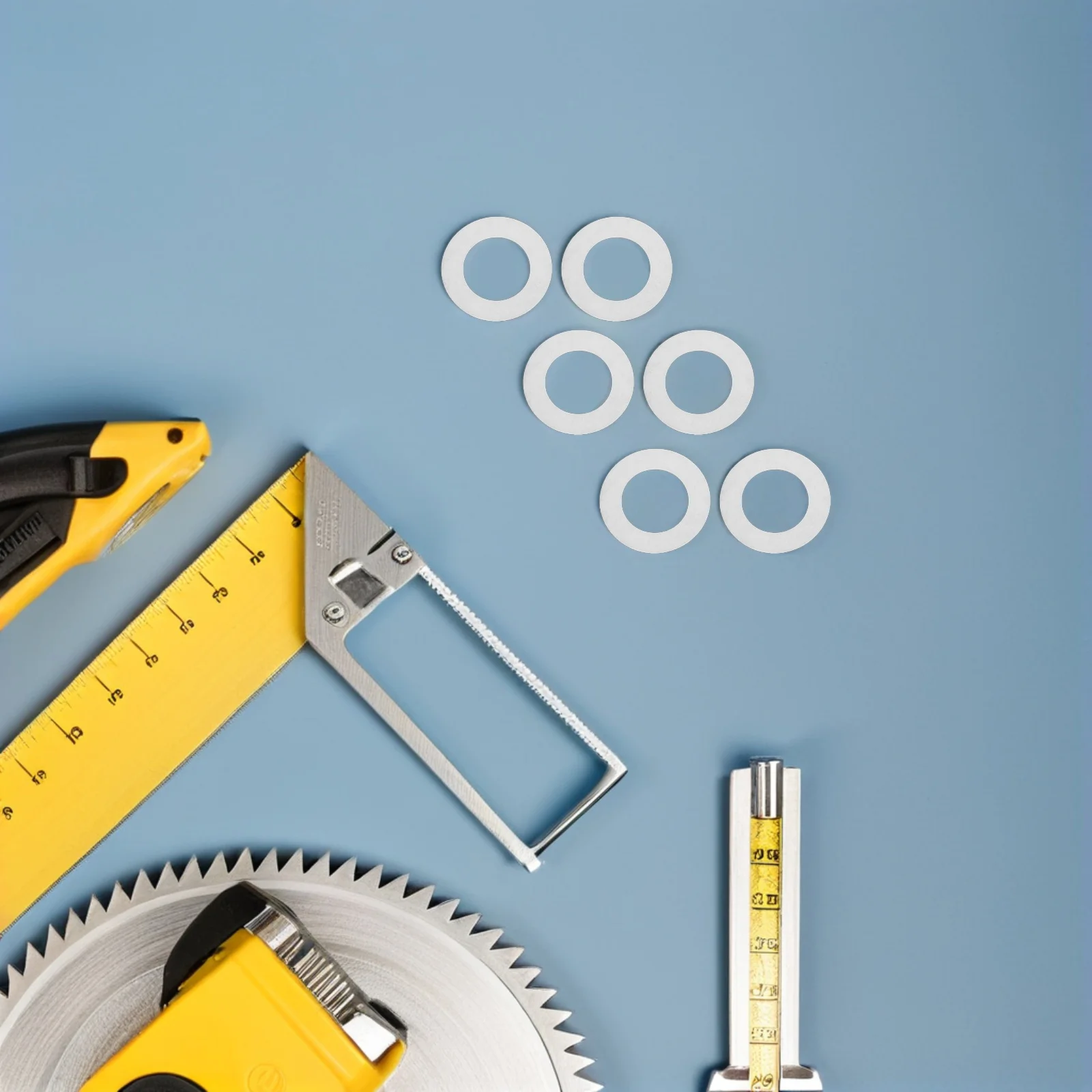 100Pcs Stainless Steel Door Handle Flat Washers Spindle Washers Spacer Stabilizers for Door Handle Maintenance Repair
100Pcs Stainless Steel Door Handle Flat Washers Spindle Washers Spacer Stabilizers for Door Handle Maintenance Repair