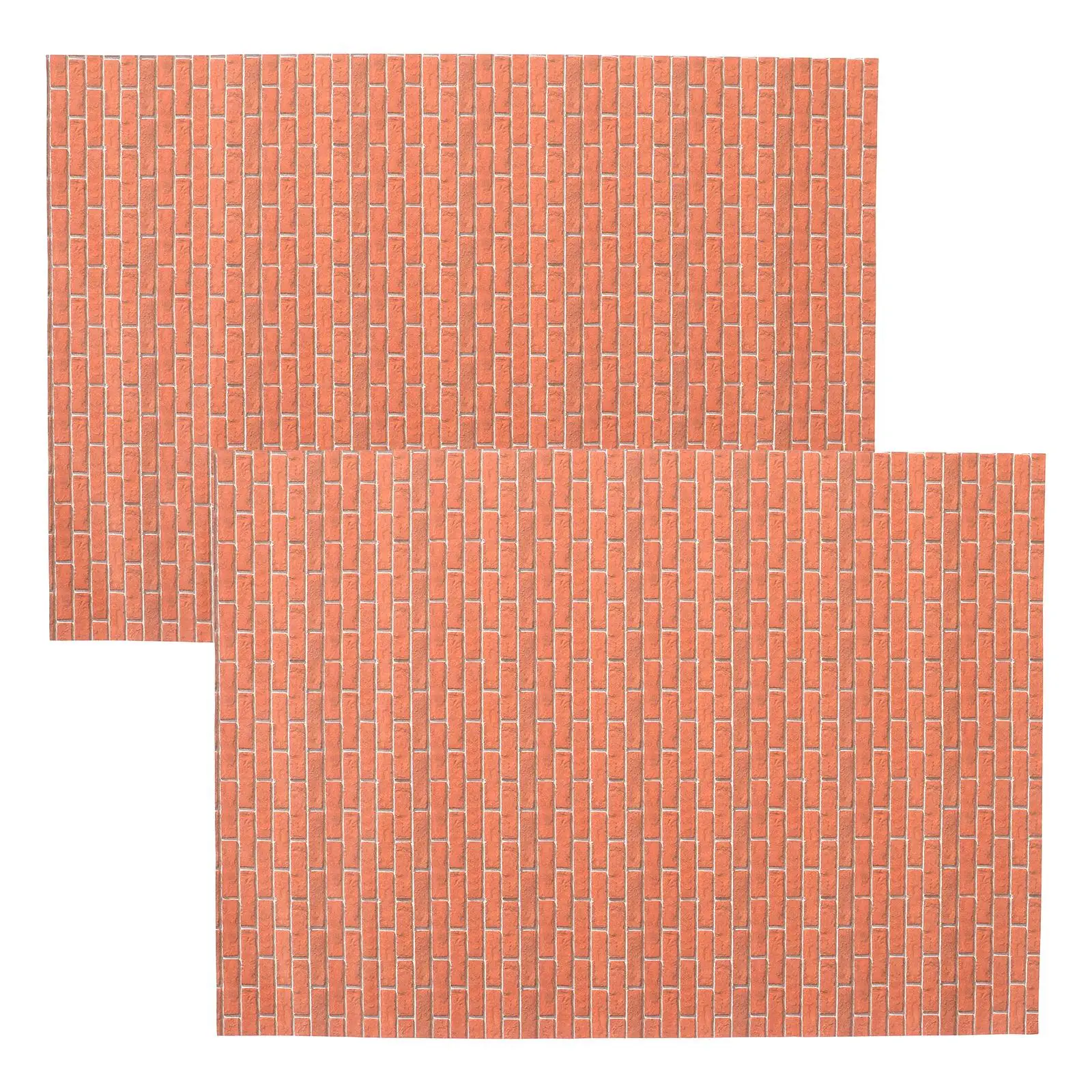 2Pcs Dollhouse Mini Wall Paper Stickers Red Brick A4 Size Home Decor Craft Supplies For Miniature House Accessories
2Pcs Dollhouse Mini Wall Paper Stickers Red Brick A4 Size Home Decor Craft Supplies For Miniature House Accessories