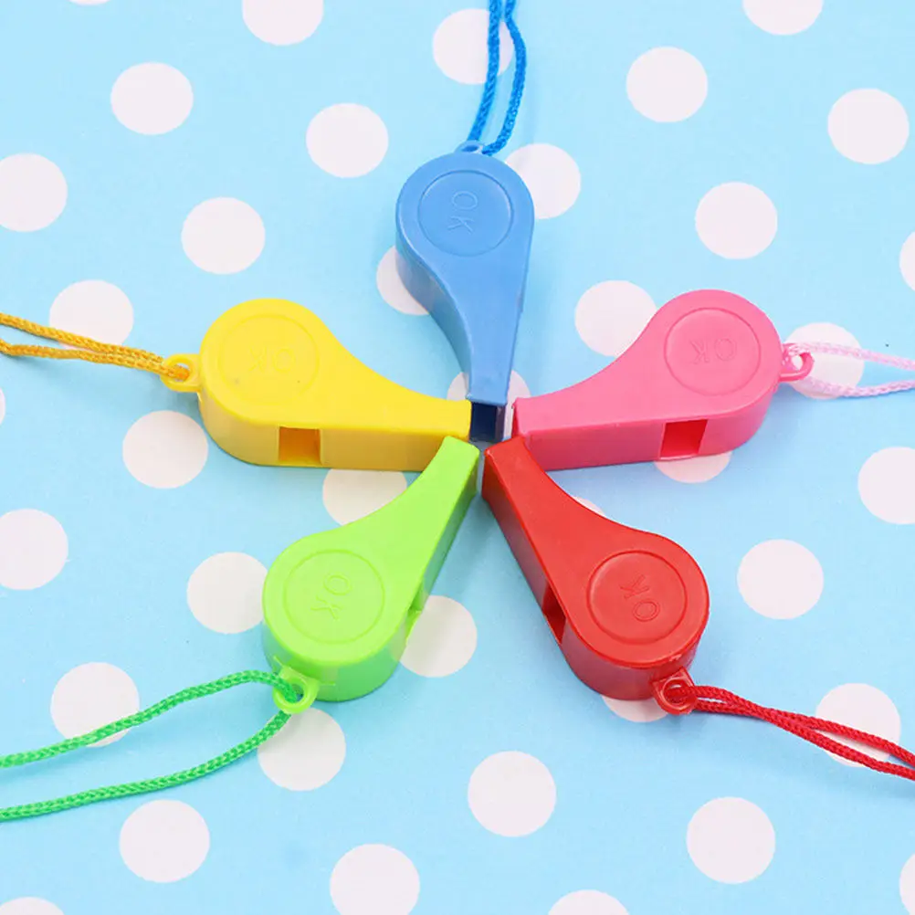 24pcs Colorful Referee Kids Sports Colorful Cheering Plastic Whistles Cheering Whistles Gifts Festivals Parties
24pcs Colorful Referee Kids Sports Colorful Cheering Plastic Whistles Cheering Whistles Gifts Festivals Parties