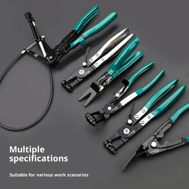 【C】Long Reach Wire Spring Hose Clamp Pliers Tool Auto Removal Hand Cable Type For Car Repairs Hose Clamp Hand-held Clip
【C】Long Reach Wire Spring Hose Clamp Pliers Tool Auto Removal Hand Cable Type For Car Repairs Hose Clamp Hand-held Clip