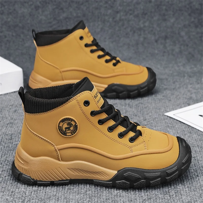 Men's Boots Spring High Top British Retro Casual Leather Shoes Outdoor Climbing Sports Work Labor Protection Workwear ...
Men's Boots Spring High Top British Retro Casual Leather Shoes Outdoor Climbing Sports Work Labor Protection Workwear ...