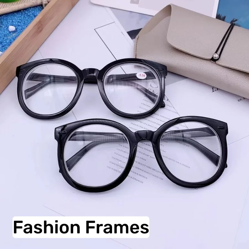 Retro Black Literary Arrow-Shaped Eyeglass Frames Men's and Women's Oversized Round Frames Classic Popular Eyeglasses
Retro Black Literary Arrow-Shaped Eyeglass Frames Men's and Women's Oversized Round Frames Classic Popular Eyeglasses