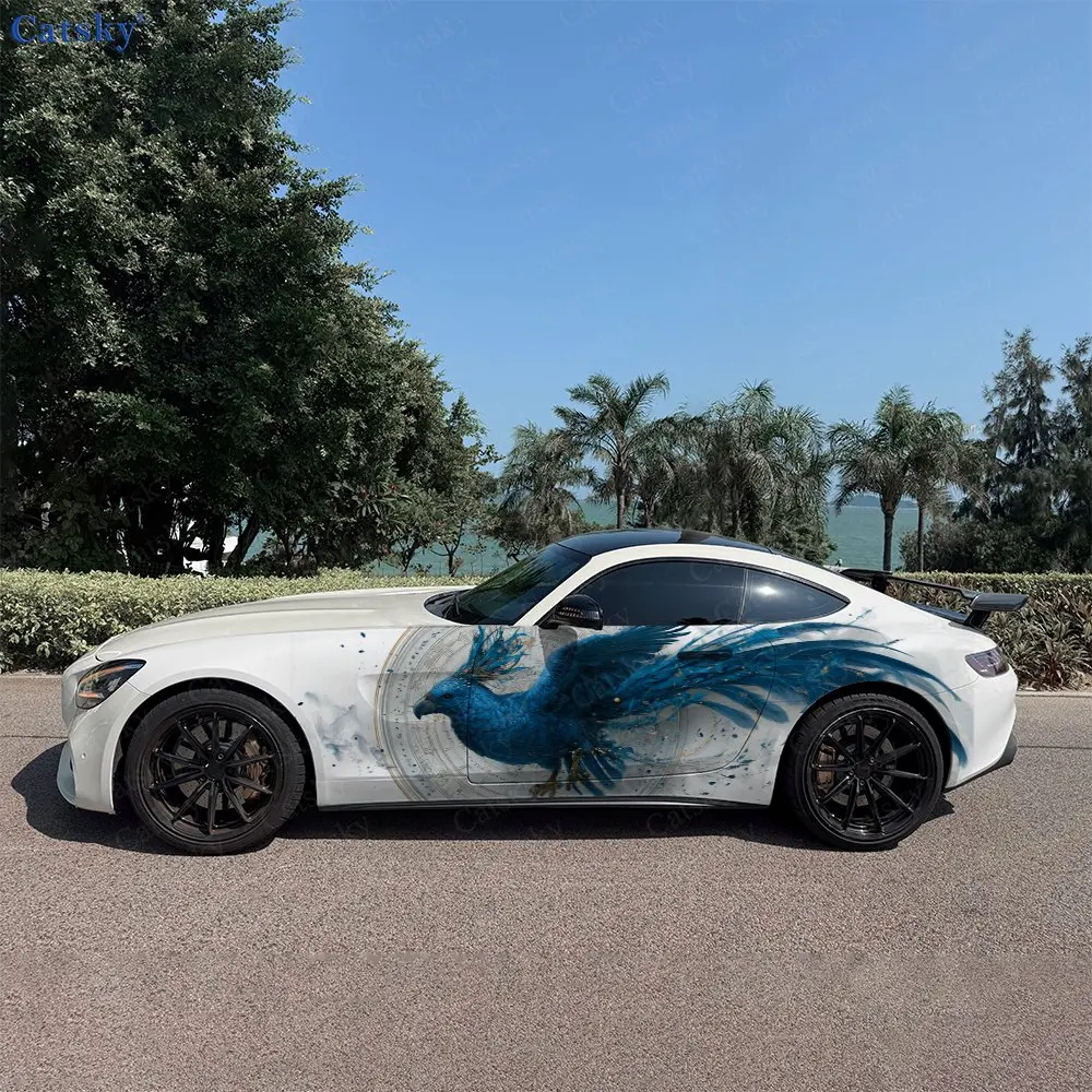 2pcs Deep Blue Eagle Totem Car Side Wraps, Self-Adhesive PVC Waterproof & Scratch-Resistant Stickers, Car Accessory Gift
2pcs Deep Blue Eagle Totem Car Side Wraps, Self-Adhesive PVC Waterproof & Scratch-Resistant Stickers, Car Accessory Gift