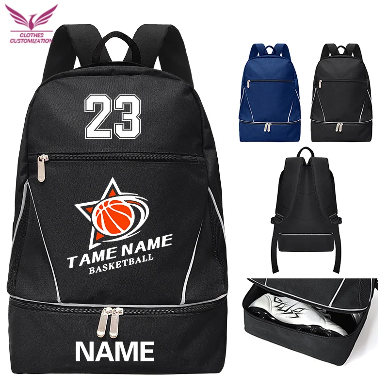 Custom Sports Basketball Backpack Personalized Football Training bag print Number Volleyball Storage Bag Team Match DIY Name
Custom Sports Basketball Backpack Personalized Football Training bag print Number Volleyball Storage Bag Team Match DIY Name