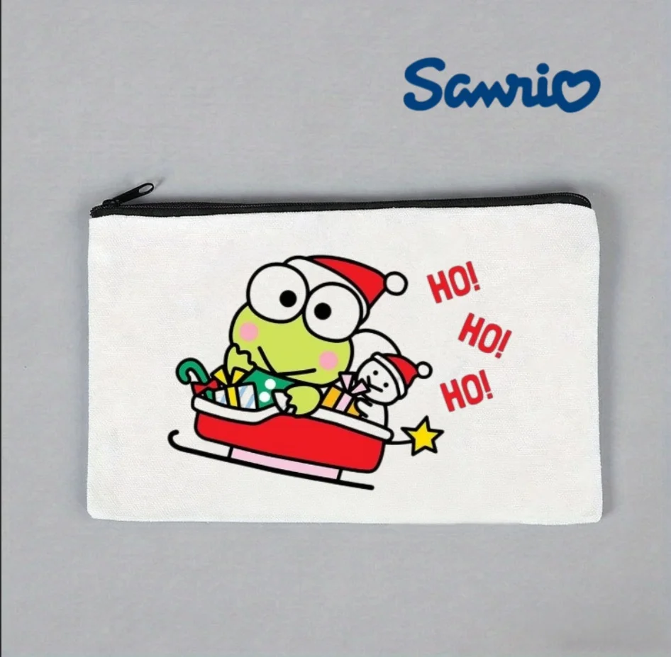 1PC Sanrio Keroppi Frog Christmas Canvas Makeup Bag, Holiday Cosmetic Pouch
1PC Sanrio Keroppi Frog Christmas Canvas Makeup Bag, Holiday Cosmetic Pouch