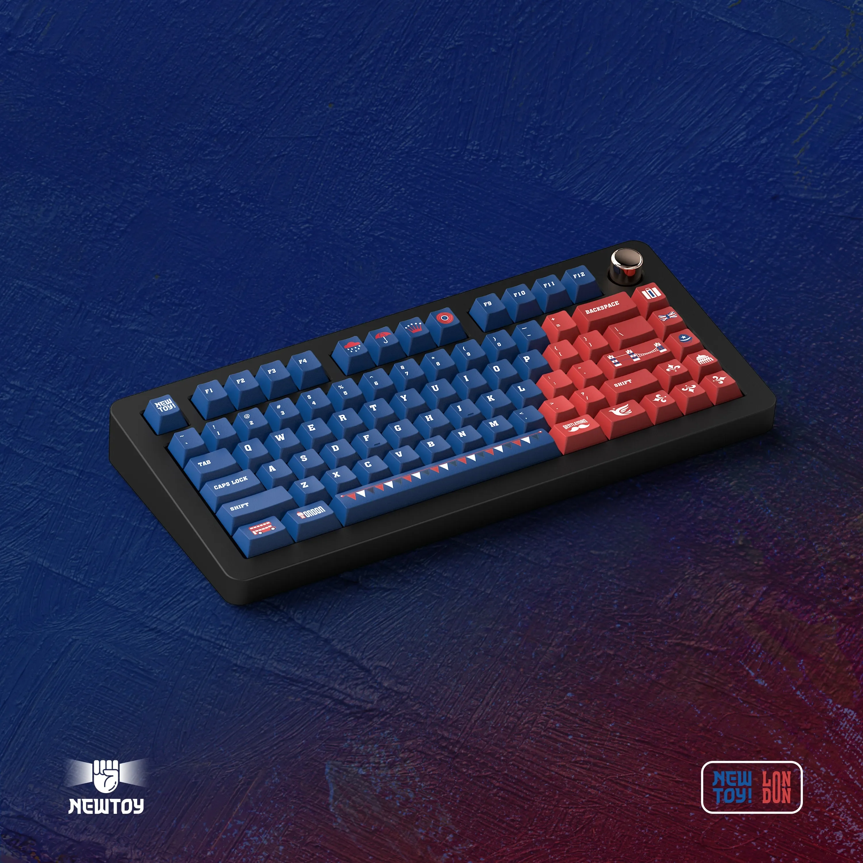 Original Keycap - Union Flag Theme - Original Height 172 Keys PBT Five-Sided Sublimation Mechanical Keyboard
Original Keycap - Union Flag Theme - Original Height 172 Keys PBT Five-Sided Sublimation Mechanical Keyboard