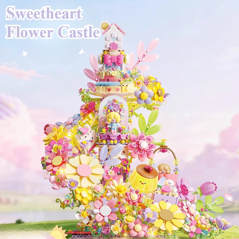 SEMBO Sweetheart Flower Castle Small Particle Building Block Assembly DIY PuzzleToy Model Children Birthday Gift Toys Decorative
SEMBO Sweetheart Flower Castle Small Particle Building Block Assembly DIY PuzzleToy Model Children Birthday Gift Toys Decorative