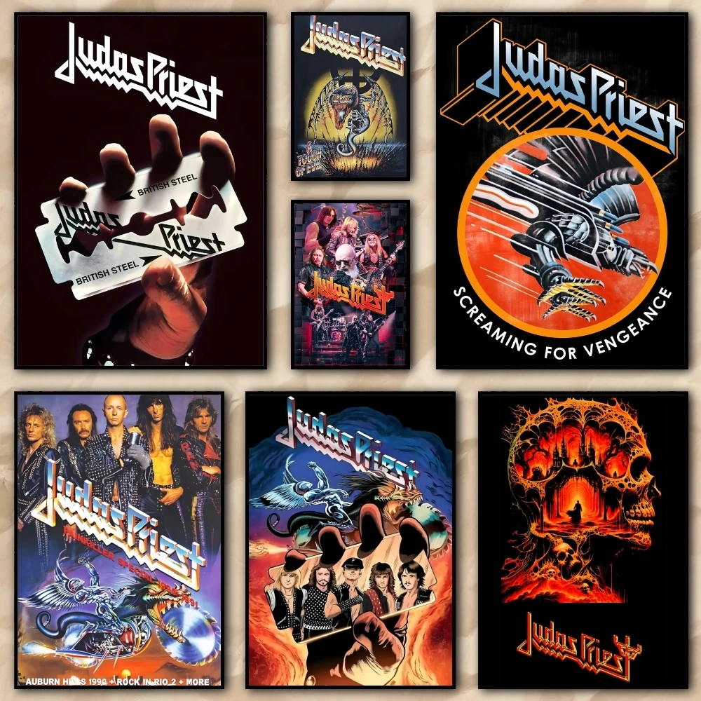 Painting Calligraphy J-Judas Priest Heavy Metal Band Canvas Poster Room Home Interior Wall Decoration Painting Art Mural Spaces
Painting Calligraphy J-Judas Priest Heavy Metal Band Canvas Poster Room Home Interior Wall Decoration Painting Art Mural Spaces